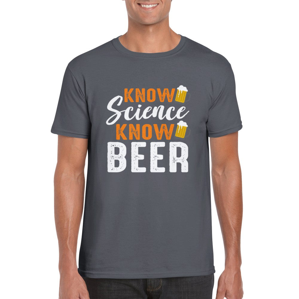 Know Science Know Beer T-Shirt Print