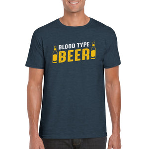 Blood Type Beer T-Shirt Print