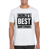 World's Best Bartender T-Shirt Print