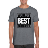 World's Best Bartender T-Shirt Print