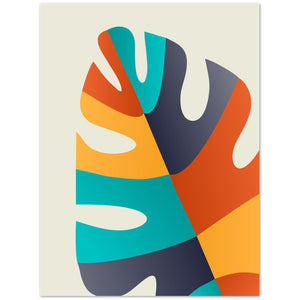 Abstract Leaf Matte Premium Poster