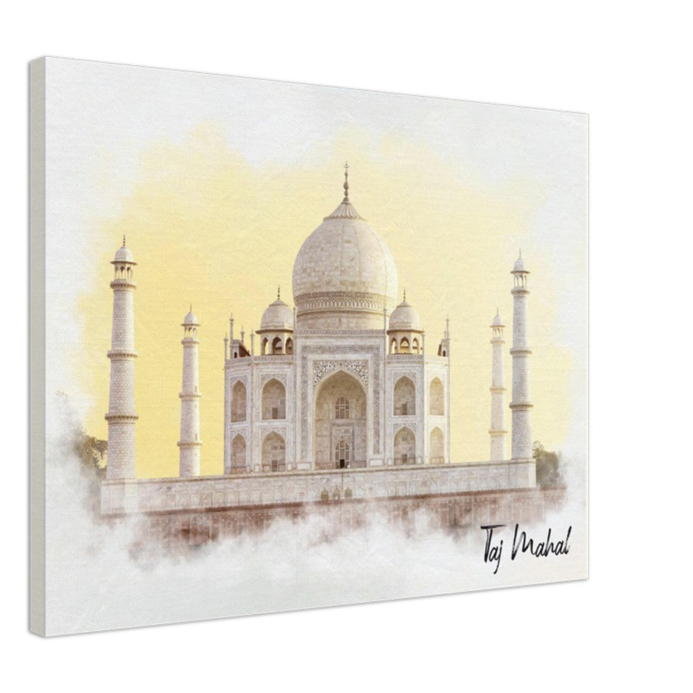 Taj Mahal Canvas | 7 Wonder Series Wall Art